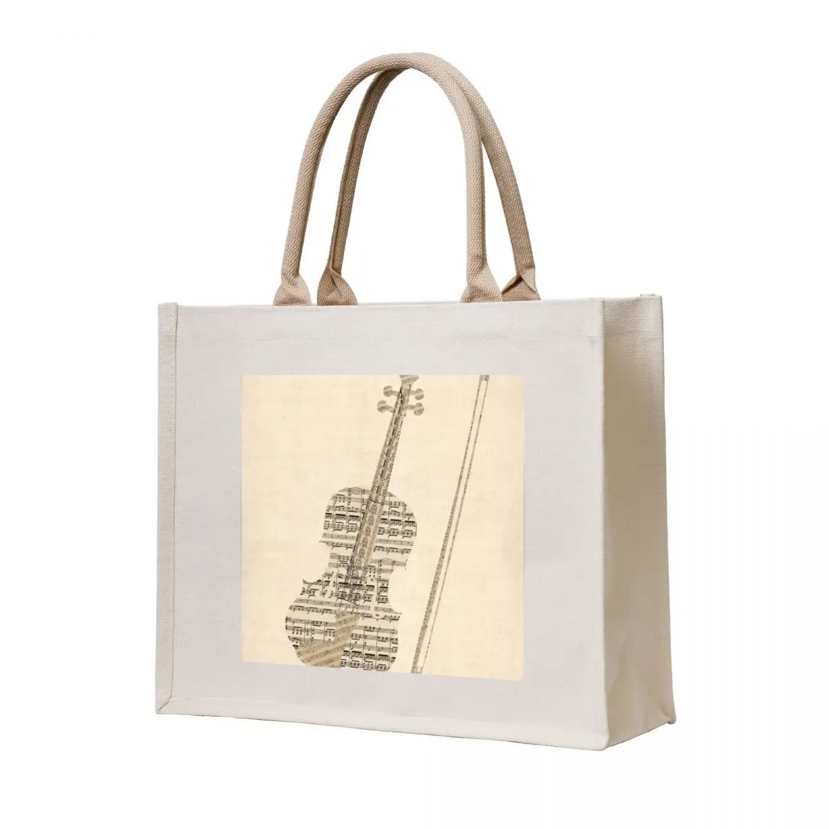 

Violin Old Sheet Music Tote Bag tote bag men tote bags cloth bags shopping bag logo Women's bags