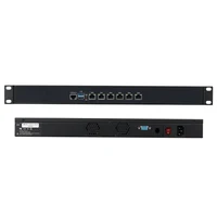 1U Firewall Network Server Intel Core I5-6200U 8260U J4125 3865U 6x Gigabit Ethernet Support Windows Linux Pfsense 3