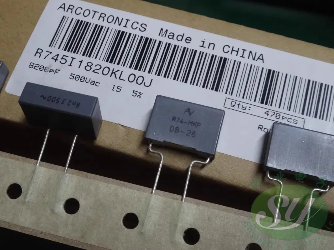 

10PCS AV R745I1820KL00J 0.0082uf/500VAC 8.2nf 8200pf 8n2 822 New film capacitor