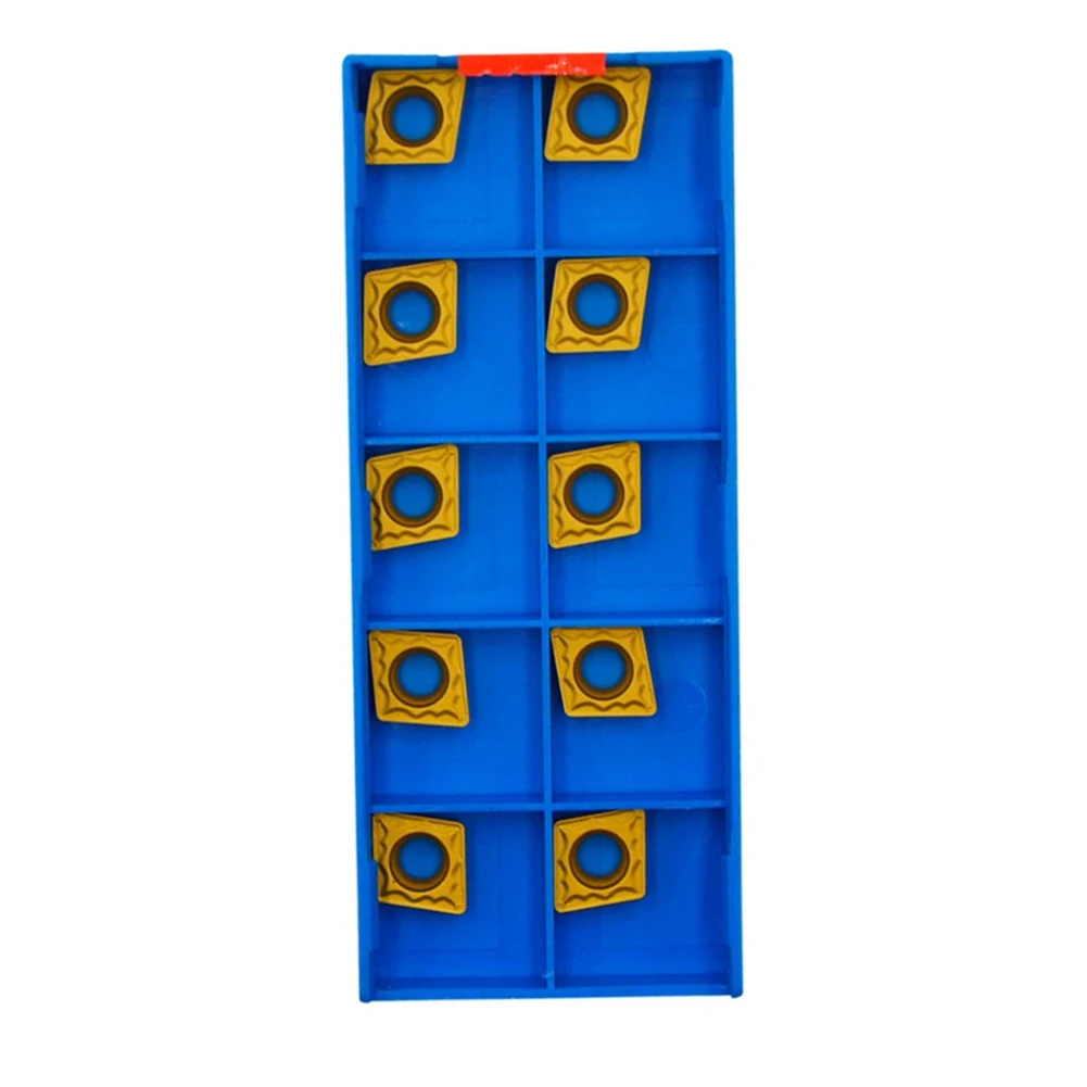 10pcs CCMT09T308 HMP Carbide Inserts for High Load CNC Operations Enhanced Cutting and Chip Management Features
