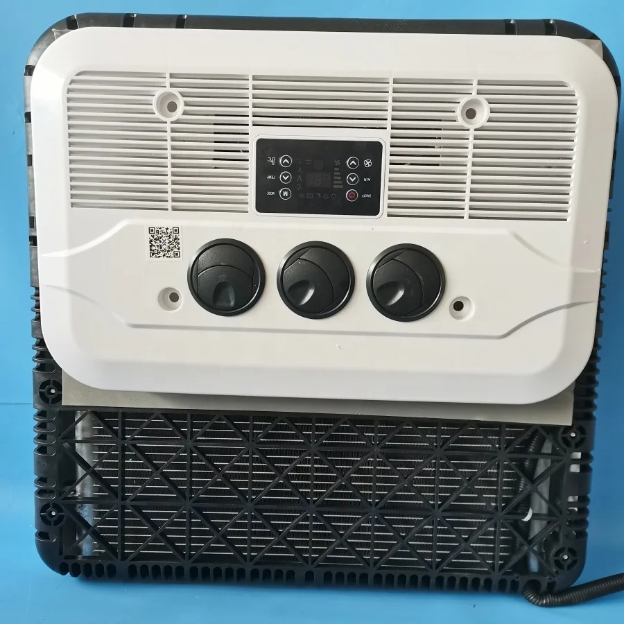 المقصورة النائمة شاحنة 12 فولت 24 فولت تكييف الهواء سبليت وقوف السيارات برودة سيارة مكيف هواء صغير للشاحنة #6