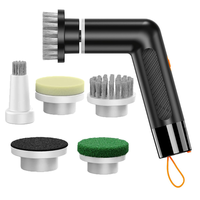 Kitchen Scrubber Handheld Automatic Crevice Cleaning Brush Cordless Electric Rotating Shower Scrubber