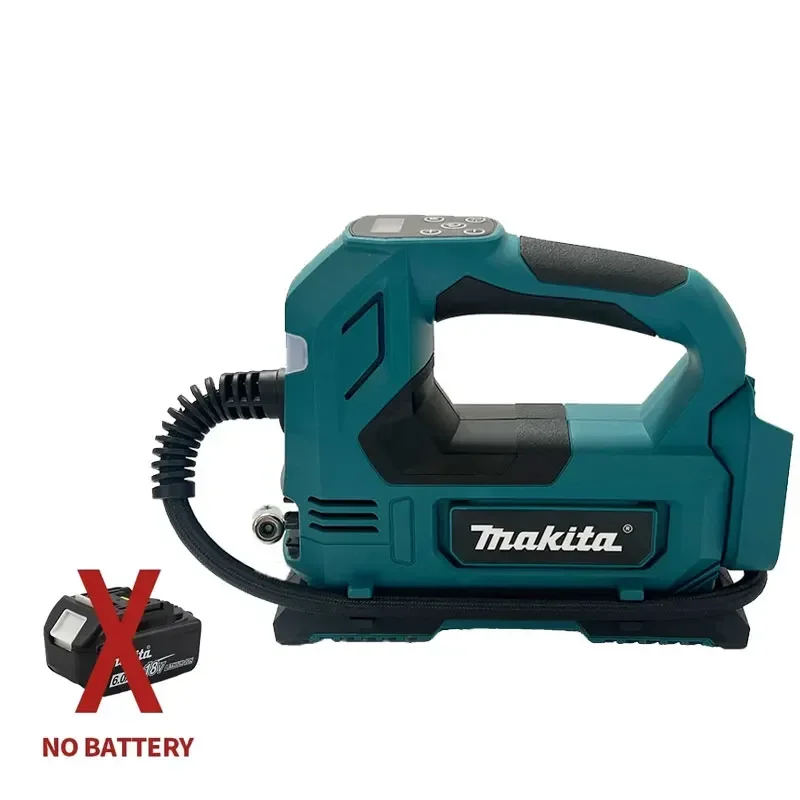 Makita Draagbare Luchtpomp 18V Batterij Lithium-Ion Draadloze Inflator Blote Tool Voor Autoband Inflator Elektrische Motorfiets pomp