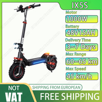 Electric Scooter iScooter iX5-S 1000W Motor 48V15AH Battery 11 Inch Off Road Tires Fold E-scooter All-Terrain Electric Scooter