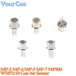 10pcs/1pc MP-2 MP-4 MP-5 MP-7 MP-503 WSP2110 Gas Sensor Detection Air Quality Propane CO Liquefied Gas Combustible Alarm Smoke