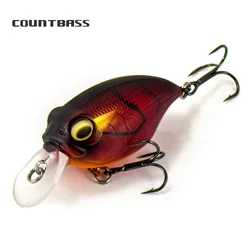 COUNTBASS 38mm 43mm 48mm Crankbaits Hard Plastic Fishingg Wobblers Trout Perch Angler's Lure