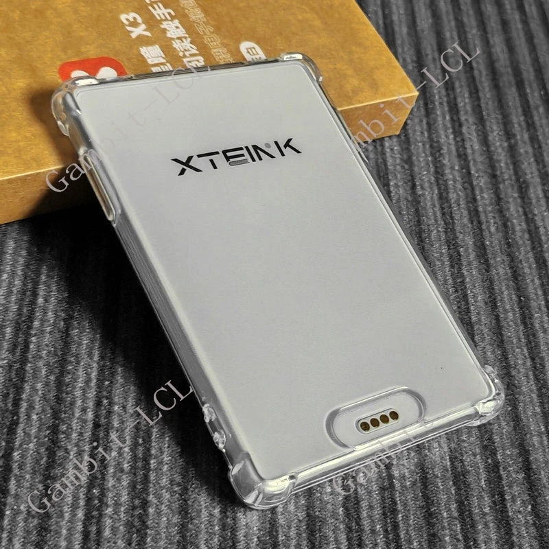 Anti-Fall-Hülle für XTEINK X3 E-Book XteinkX3 Original Schutzhülle für die Rückseite, weiches TPU, stoßfeste Rückseite, transparente Hülle auf Xteink X4 – Detail 3