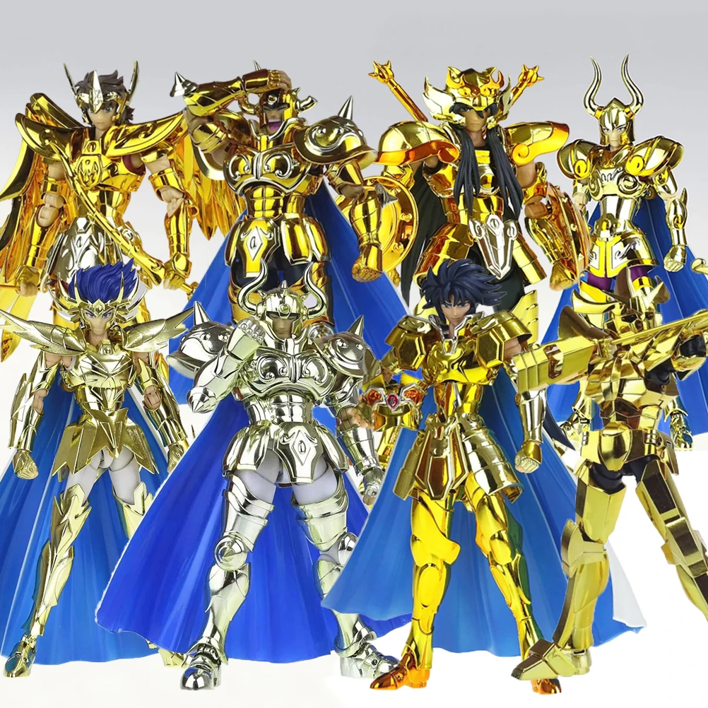 In Stock CS Model Saint Seiya Myth Cloth EX Sagittarius Aiolos/Capricorn Shura/Gemini Saga/Libra Dohko/Cancer 24K Figure Toys