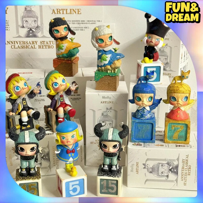 

Фигурки поп-март из аниме «Молли», фигурка, скульптура на годовщину, Классическая, возвращение, фигурки из серии 2, детские игрушки, подарок на день рождения