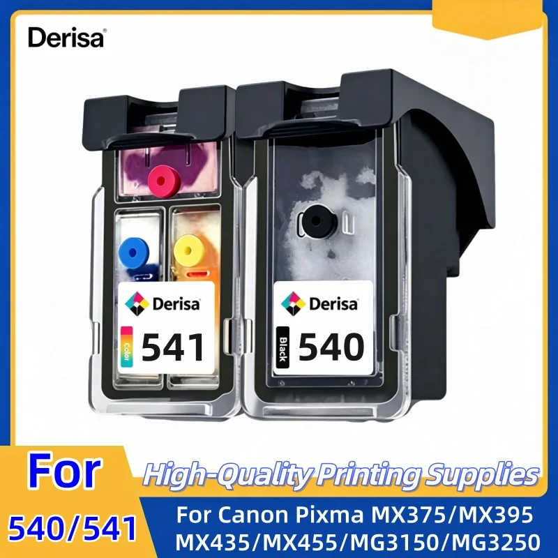 PG540 CL541 Ink Cartridge for Pixma MX375 MX395 MX435 MX455 MG3150, MG3250, MG3550 Printer