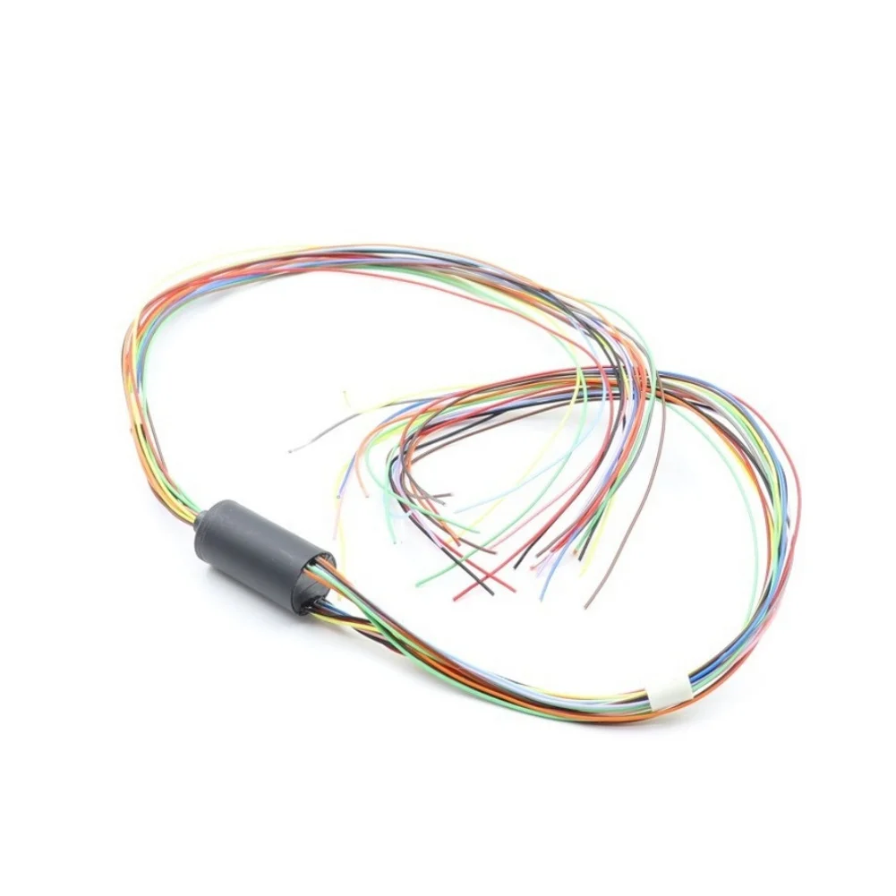 Electrical Rotary Joint 18 Channel 2A Hollow Shaft Design 360 Degree Continuous Rotation for Signal and Power Transmission