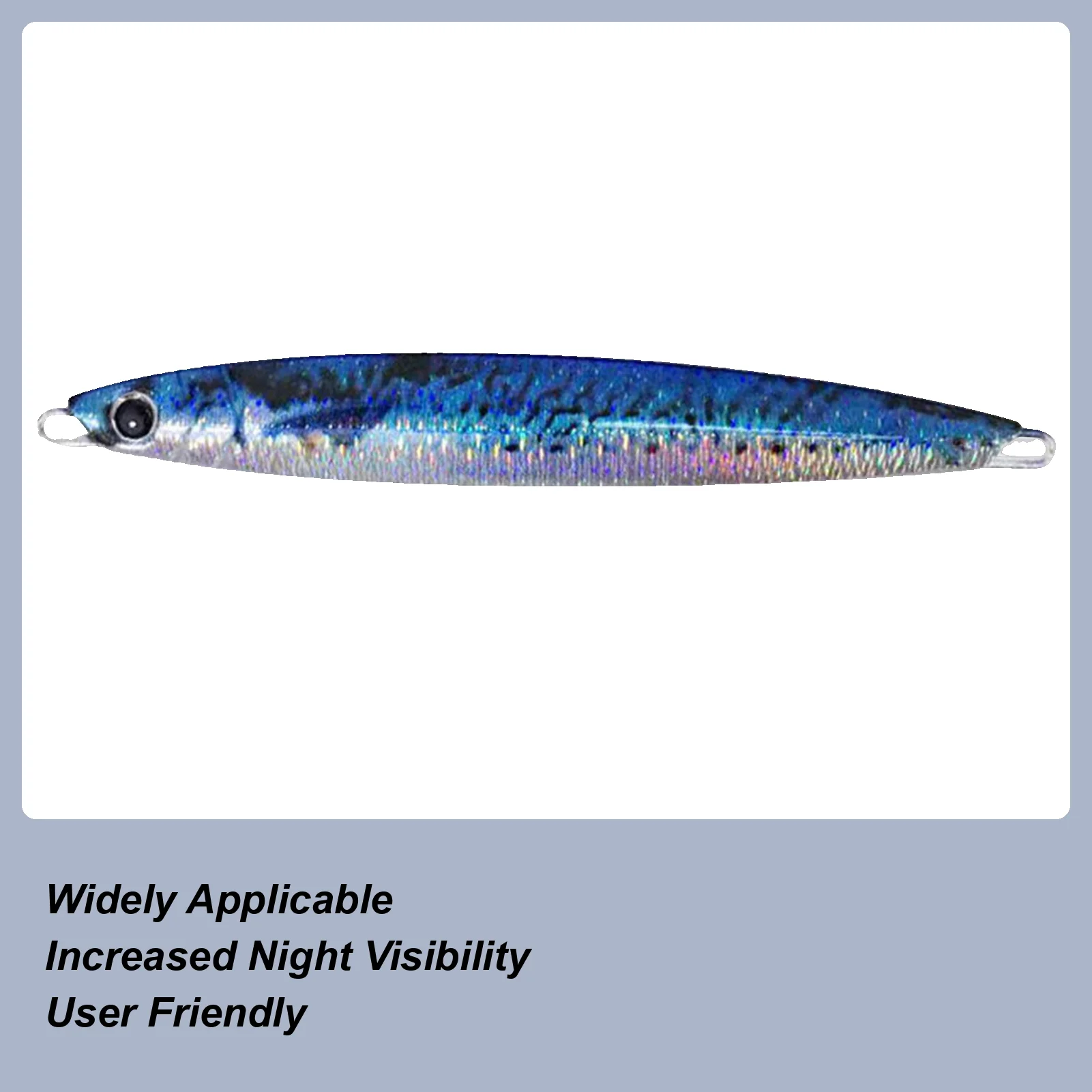 

Bass Fishing Lures Realistic Iron Plate Swimbait Luminous Artificial Swimbait Fishing Gear For Surf Bass Saltwater Sea Ice Trout