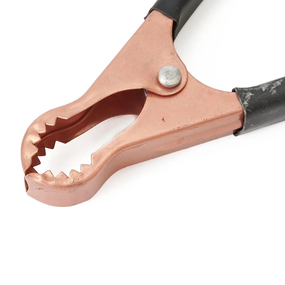 

2pcs Copper Plated For Alligator Battery Charger Clips Test Clamp For Jump Starter Applied For Electrical Project,Voltage Tester