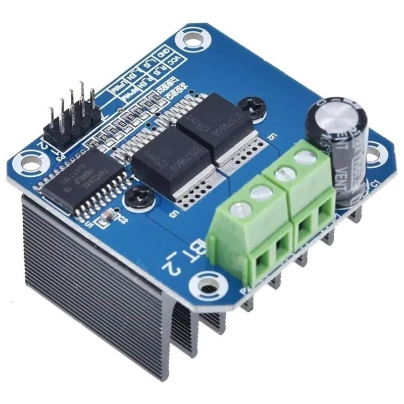 AB34-4-Pack BTS7960 43A H-Bridge Motor Driver - High-Power DC Motor Controller With Current Limiting/Overheat Protection
