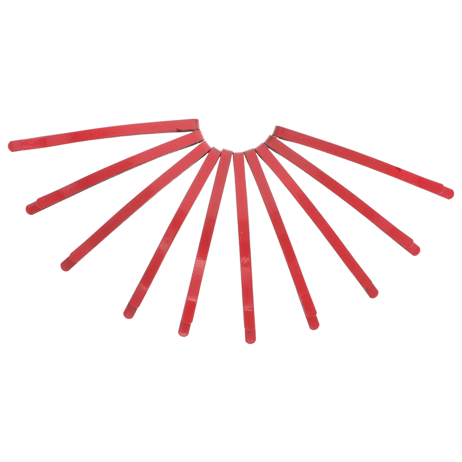 

10Pcs Red Hair Clips Metal Snap Clip Cosplay Hair Accessories for Cute Cartoon Hairpins Secure Comfortable