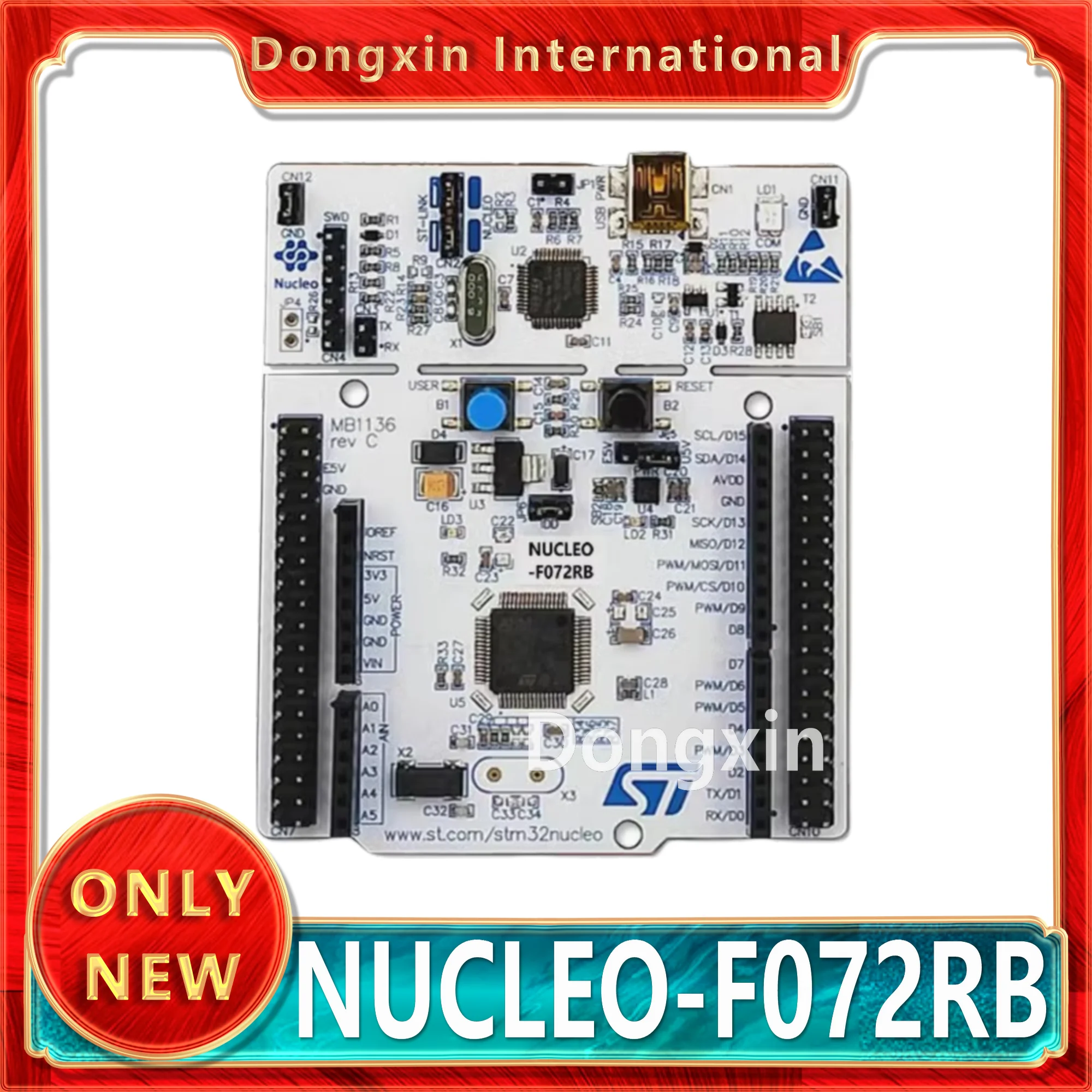 

NUCLEO-F072RB STM32F072RBT6 Microcontroller STM32 Nucleo-64 Development