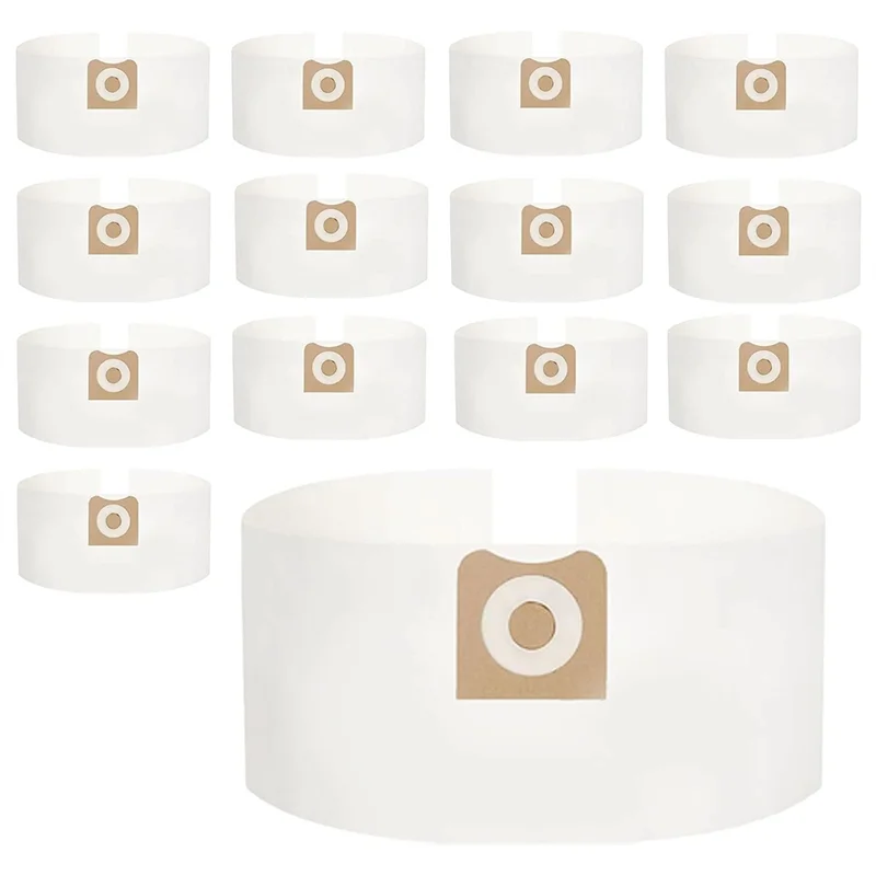 حقائب بديلة ABGP-14Pack VF3501 - لأكياس Ridgid Shop Vac & Workshop Dry Vac، أكياس فلتر جمع الغبار استبدال الجزء