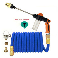 Expandable Garden Hose Flexible Car Wash Hose Water Gun Hose Garden Sprayer Gardening Watering Hose Irrigation Tools 25ft-100ft