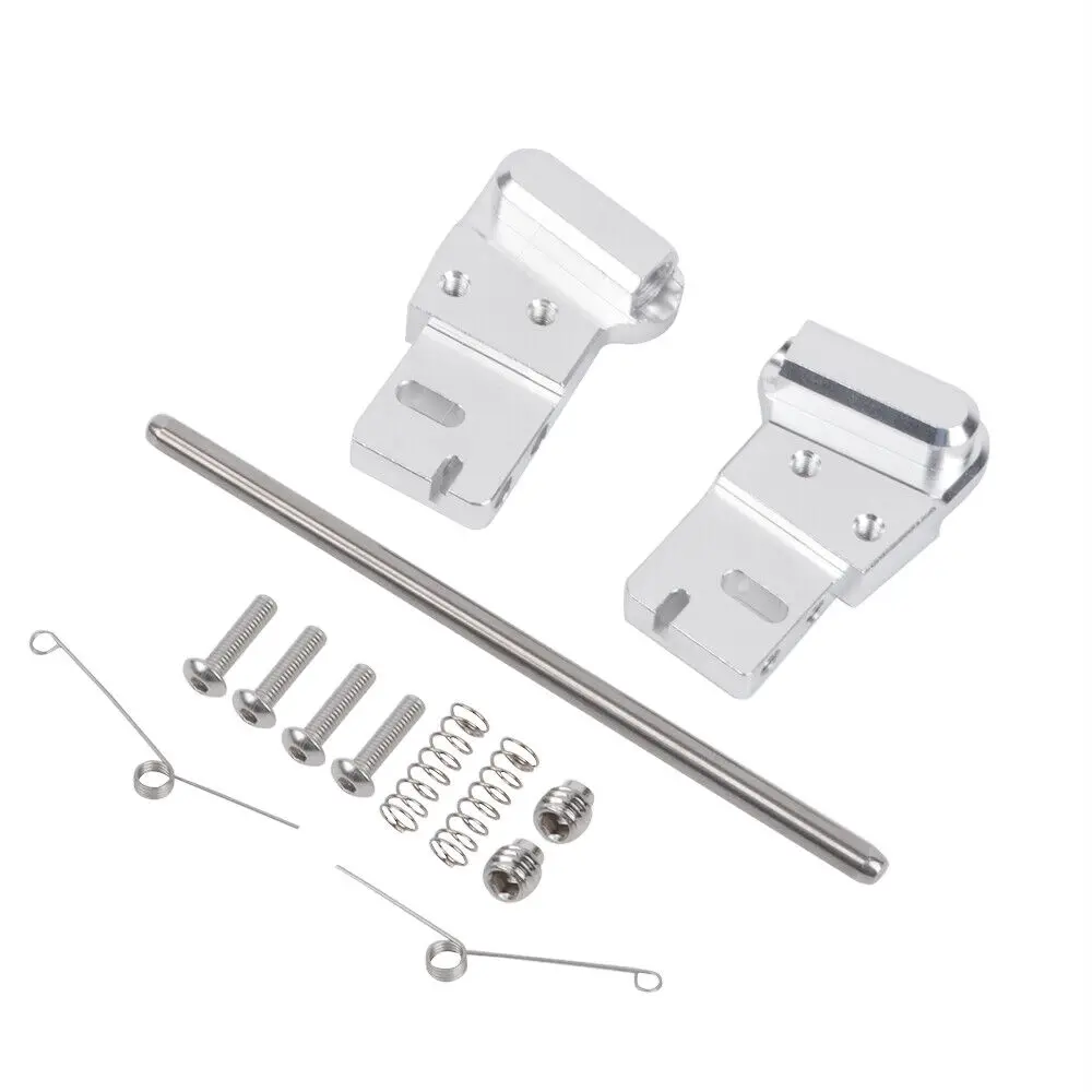 Aluminum Silver Rear Axle Holder Set for Tamiya 1/10 Grasshopper / Hornet Parts