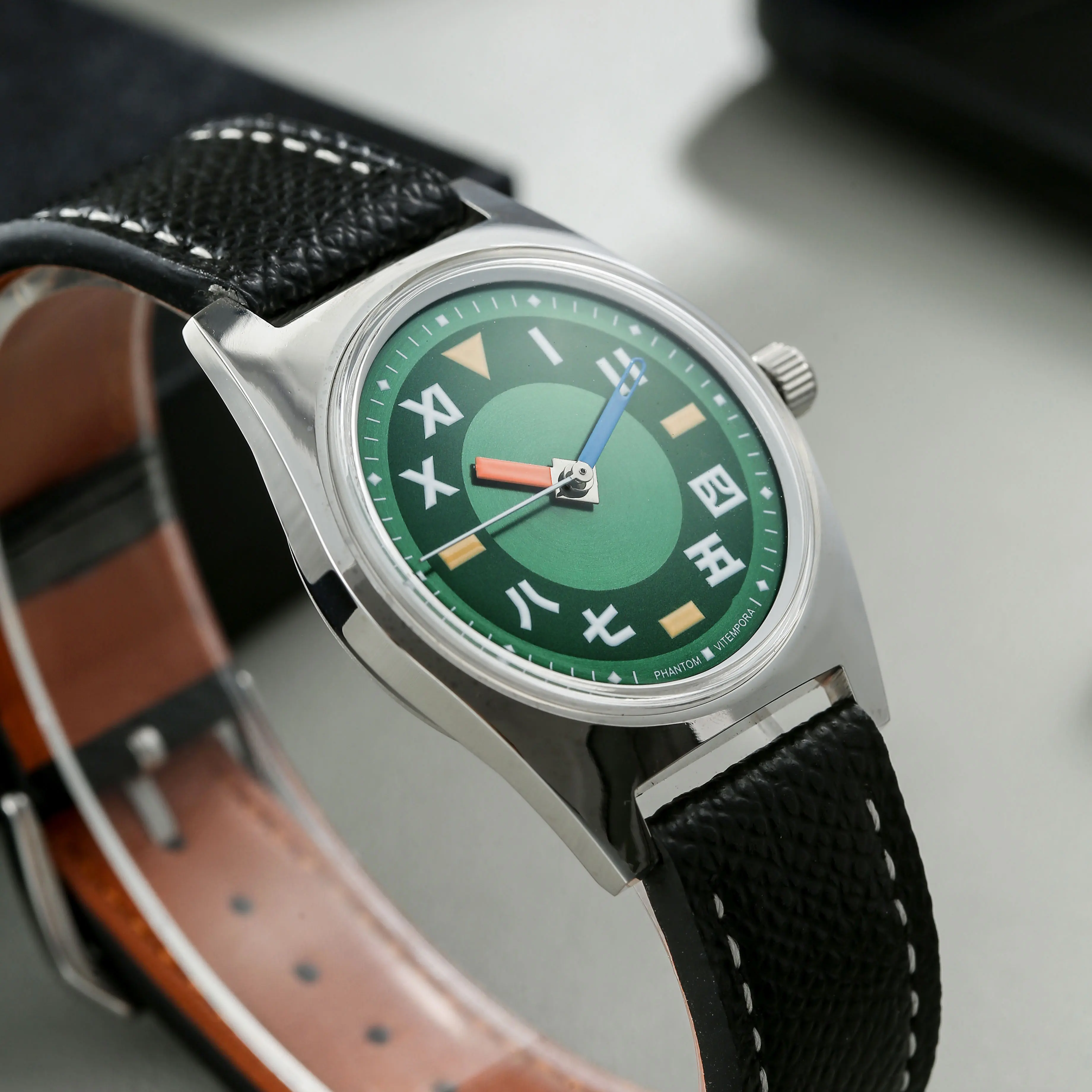 PHANTOM 7120 Hand-Wind Mechanical Watch Men 36mm Retro Business Timepiece Classic Simple Couple watch