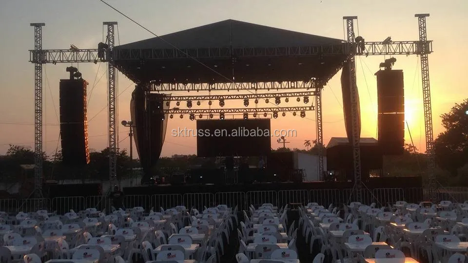 Aluminum Alloy Truss Display For Exhibitions Truss System For Outdoor Events