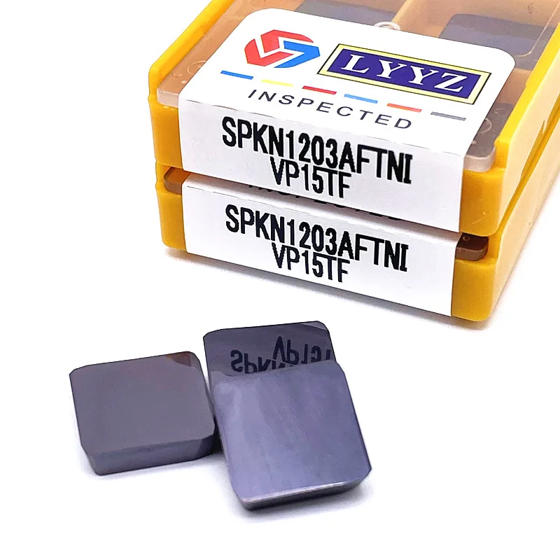 

SPKN1203AFTNI VP15TF Milling tool genuine high-quality hard alloy blade metal lathe tool CNC milling blade
