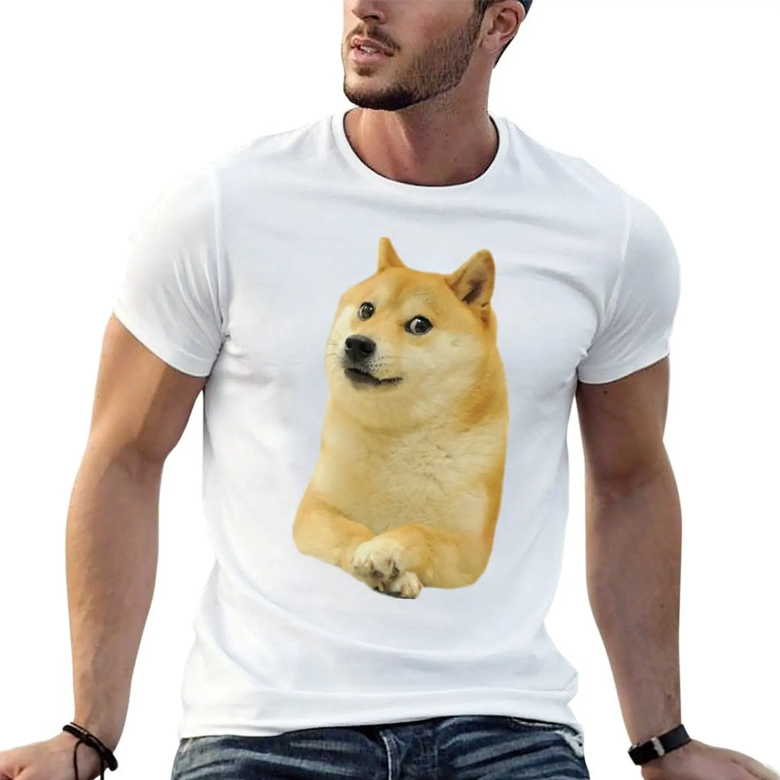 

DOGE DOGE DOGE **MEDIUM FUNNY** T-Shirt cotton t shirt man essential t shirt T-Shirt