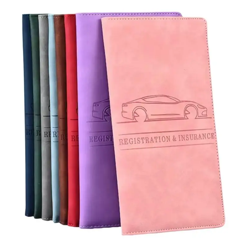 1Pcs Vehicle Glove Box Car Registration & Insurance Card Holder With Magnetic Shut Car Organizer For Documents Cards License - view 6