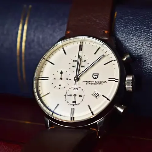Imagen 2 del producto PAGANI DESIGN 46MM Reloj de negocios de moda para hombres marca de lujo cronógrafo deportes relojes de pulsera de cuarzo Reloj impermeable Homb