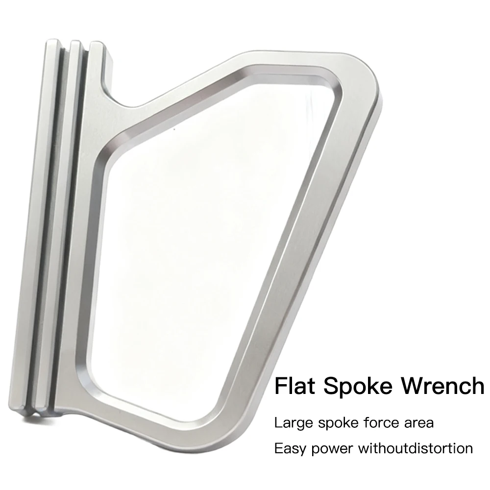 

Road Bike Flat Spoke Tool Spoke Wrench Tool Bike Spokes Holder 0.8 0.9 1 1.1 1.2 1.3mm Square Spokes Wrench Repair Tool