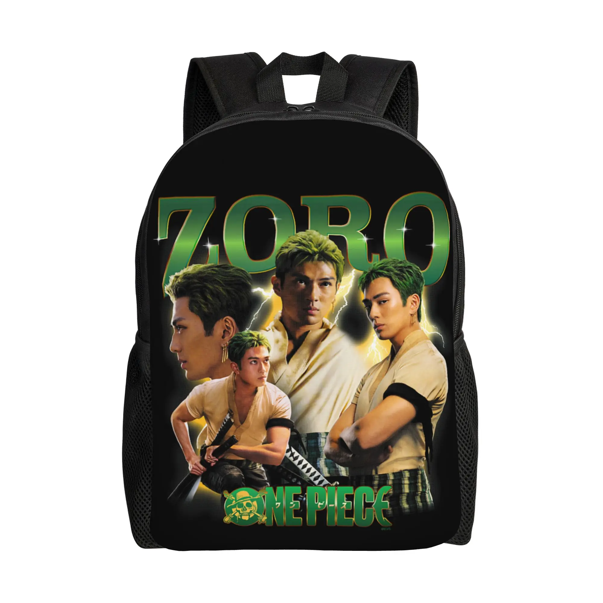 fashion backpacks One Piece Zoro Heartthrob Officially Licensed Daypack ita bag  mochila Vintage Travel Large Capacity Rucksack