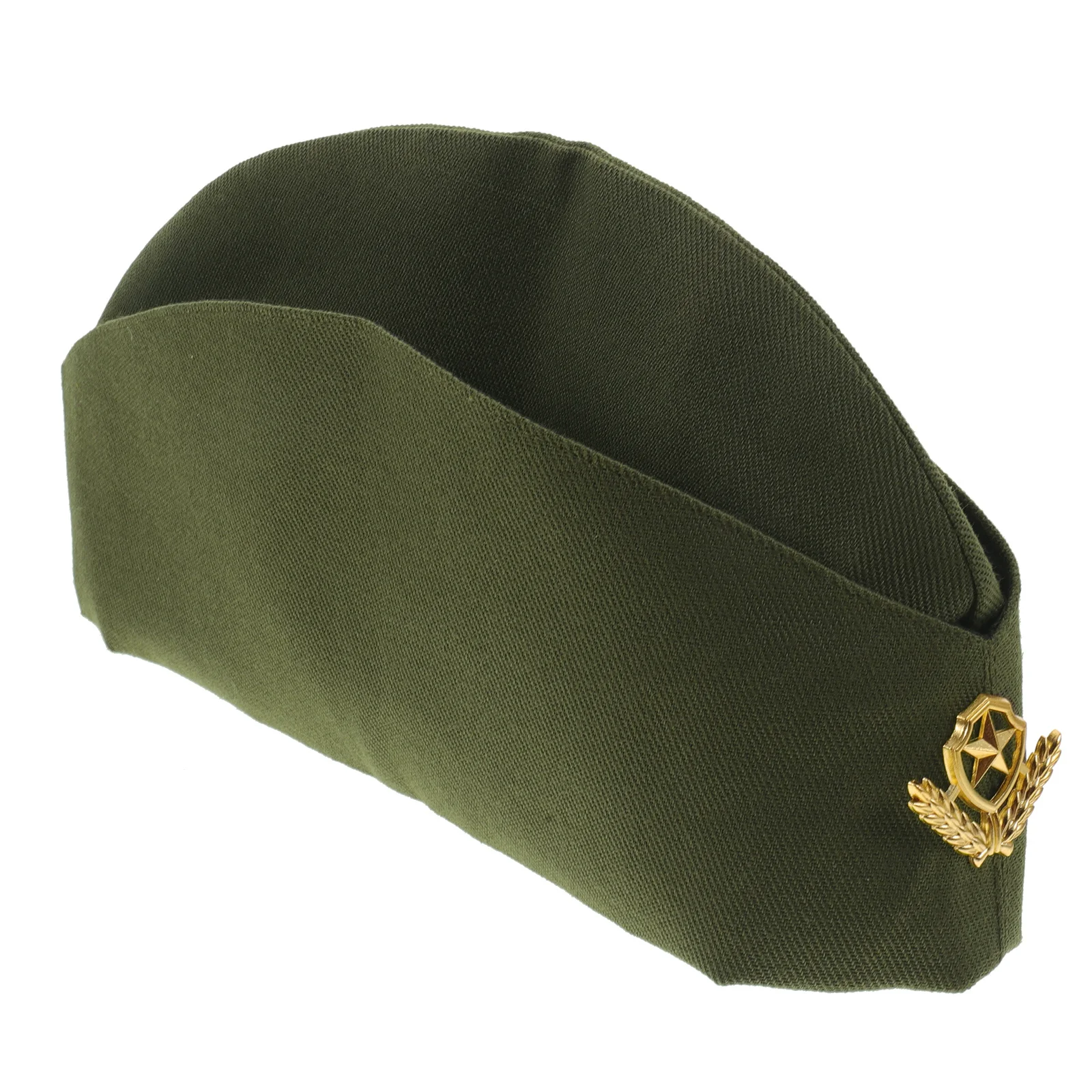 Sailor Dance Hat Army Green Canvas Beret Stylish Vintage Peak Cap for Square Dance Performance Party Fan Military Cap