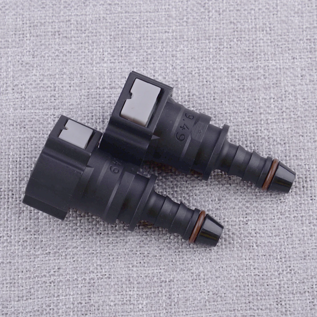 

НОВЫЕ 2 шт. автомобильные топливные шланги, быстрые соединители, прямые нажимные одинарные зазубы для нейлоновых трубок с внутренним диаметром от 3/8 до 5/16 дюймов, аксессуары