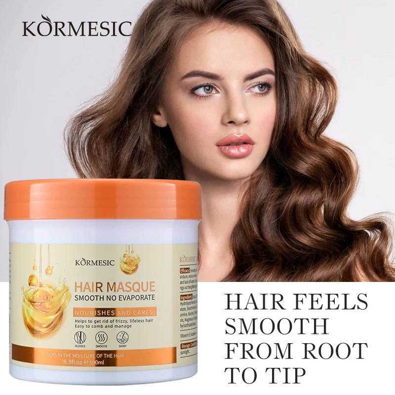 Essential Oil Salon Hair Mask Nourishing Treatment Dry Damaged Hair conditioner,Deep Conditioning Frizz Control Shine Booster