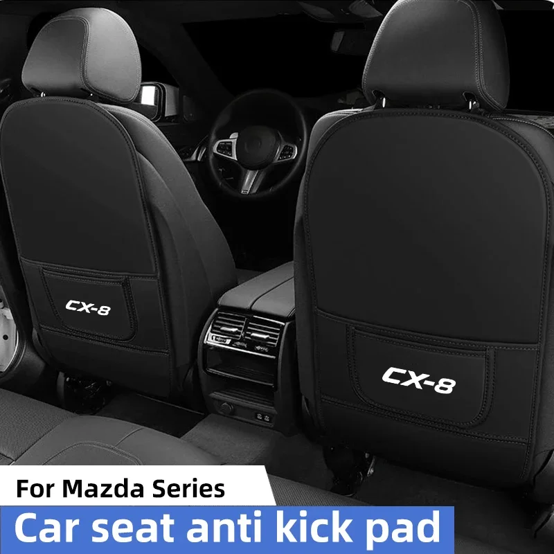 

Для Mazda Skyactiv CX3 CX5 CX8 3 Axela 6 Atenza автокресло противоударная накладка на переднее сиденье спинка ребенка противоударная накладка на сиденье защитная накладка