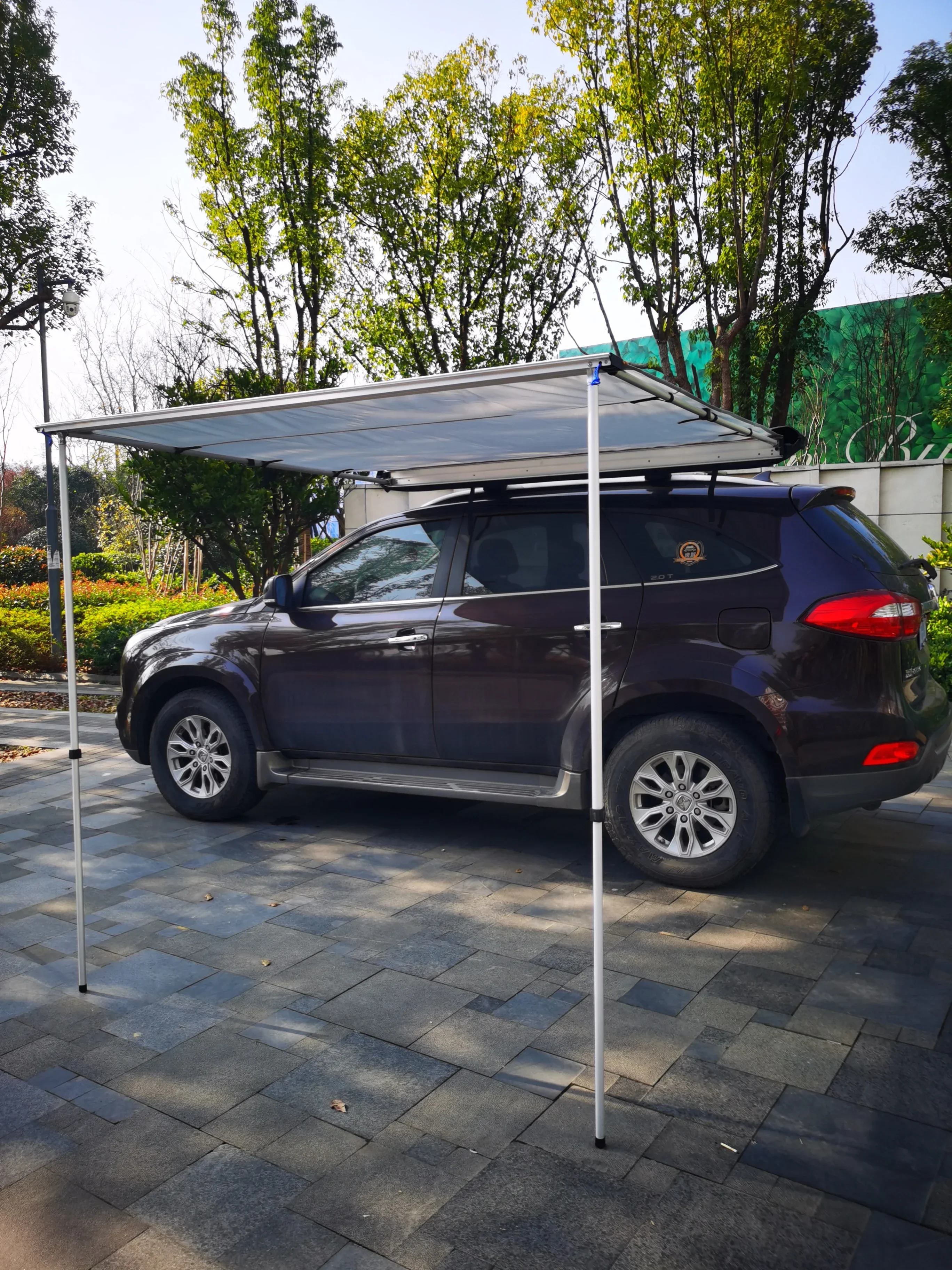 2021 Camping SUV Travel UV50+ Car Rooftop Tent Shade Shelter Car Side Awning for Sale