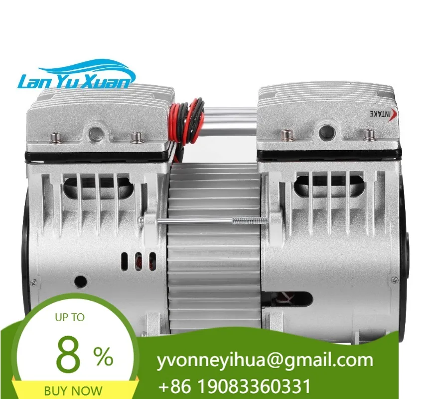2026 New Suction Pump Vacuum Silent 220V 350w Oilless Vacuum Pump 103LPM -92Kpa Oil Free Vacuum Pump For Lipos Uction Equipment