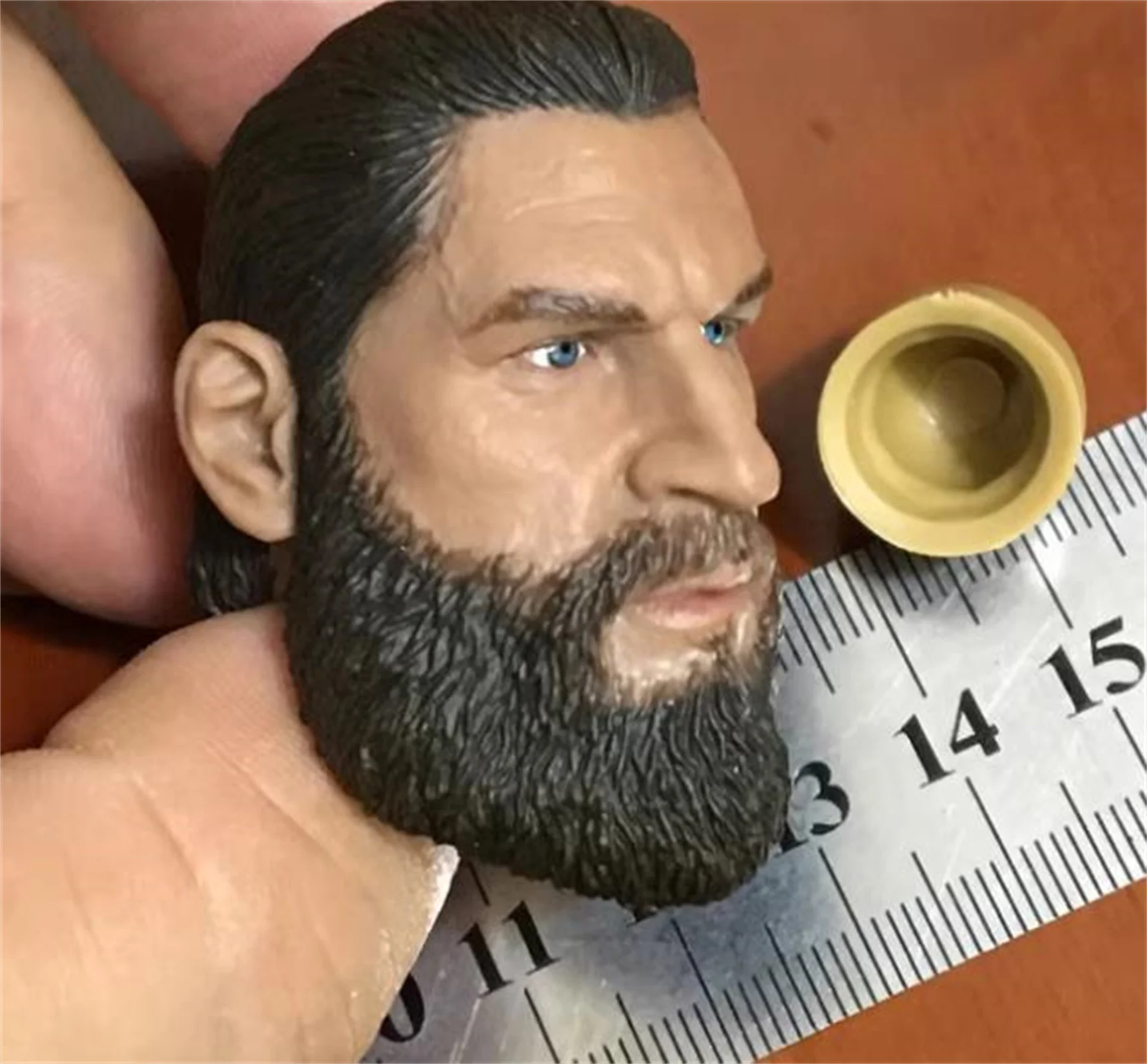 1/6 Scale Head Sculpt Beard  Model  Head Carving  Movie Actor  Anime Star    Fit 12'' Ac for