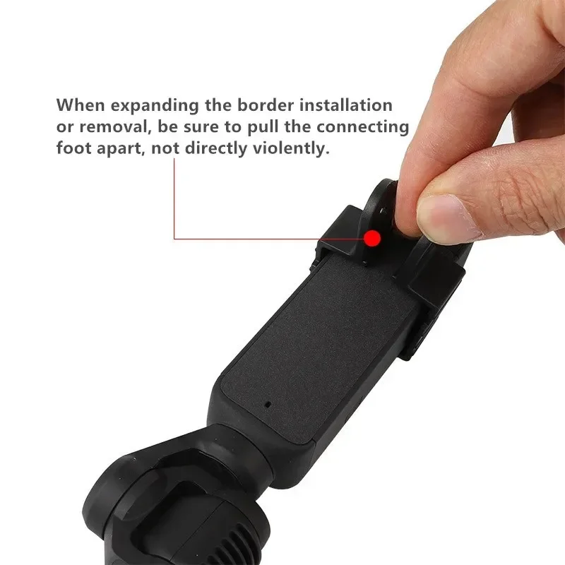 Gimbal Stable Neck Bracket Holder with Adapter Clip Frame First Perspective Shooting for DJI Osmo Pocket 3 / Pocket 2 1 Camera