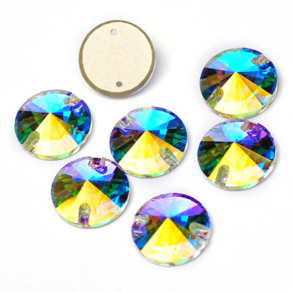 PUBRILEX Kristall AB Mix DIY Bastelbedarf Handarbeiten Nähen Edelsteine Flatback Glas Strass Kristalle Strasssteine für Kleidung – Detail 3