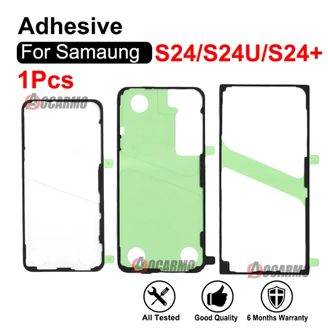 Klej do ekranu LCD i naklejka na tylną obudowę baterii do Samsung Galaxy S24 Ultra S24U S24+ S24FE S24 Plus - zamiennik