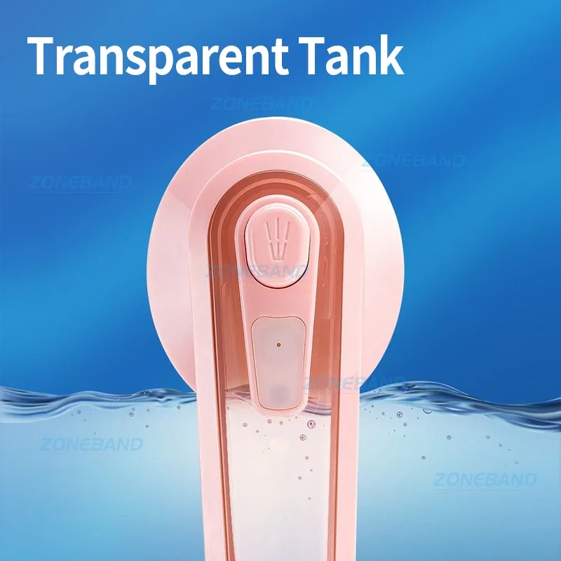 Portable Mini Vertical Garment Steamer Dewrinkle Pink Ironing Machine for Clothes Pants Shirt Bussiness Trips Home Appliances