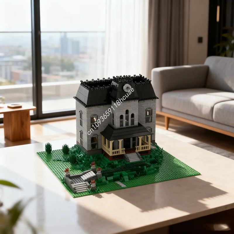 2820pcs MOC Psycho House Creatored Model Bouwstenen Constructie Speelgoed Monteren DIY Creatieve Kerstcadeau Idee Onderwijs