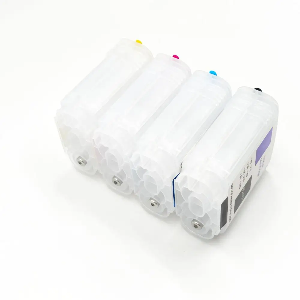 Cartucho de tinta recargable HP 10 82 4 colores 69ML con Chip para impresora HP Desng Labar 500 500PS 800 800PS con Chip permanente