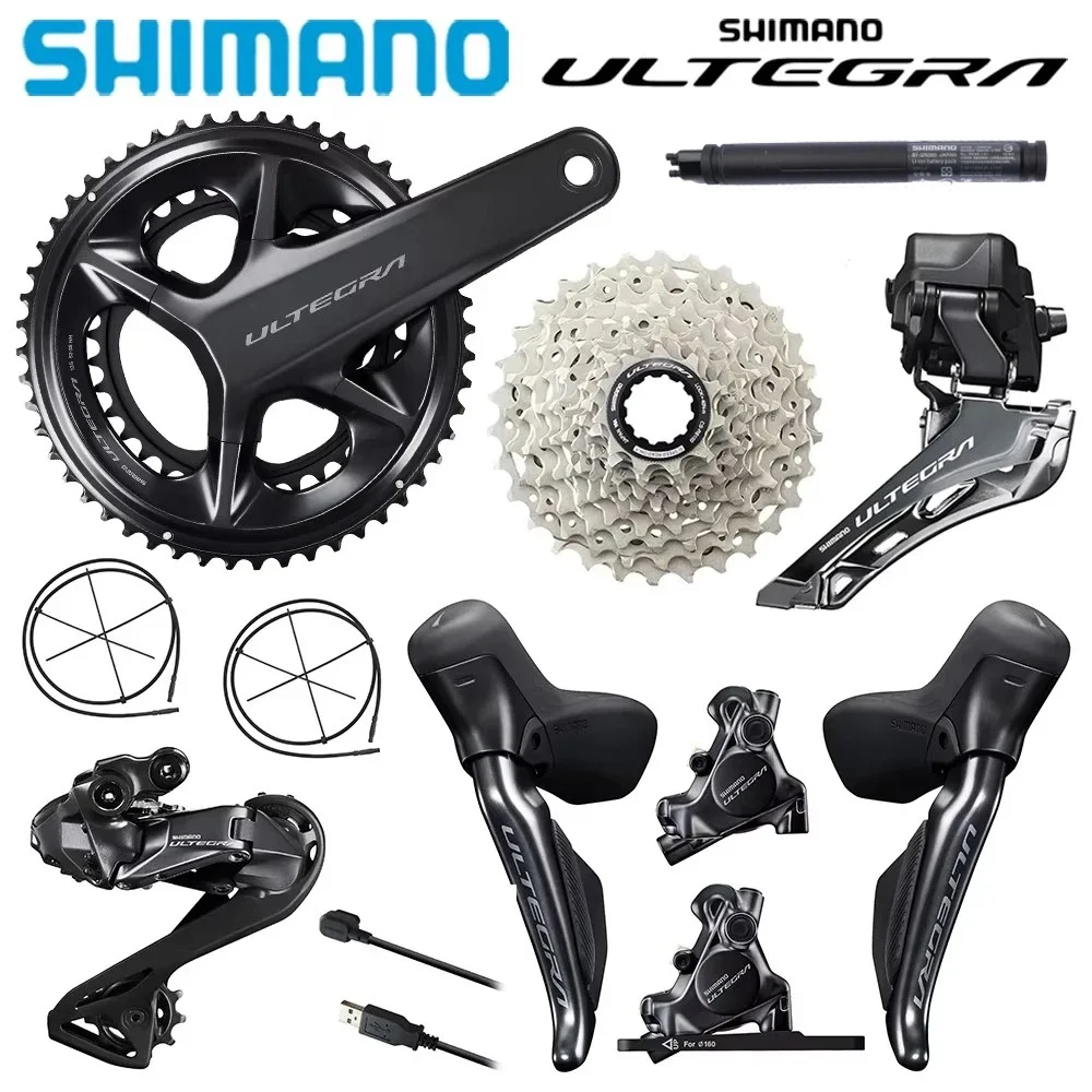 

Shimano Ultegra Di2 R8170 Groupset 2x12s With R8100 Crankset 170MM 50-34T Cassette R8150 FD RD For Road Bike Original Shimano