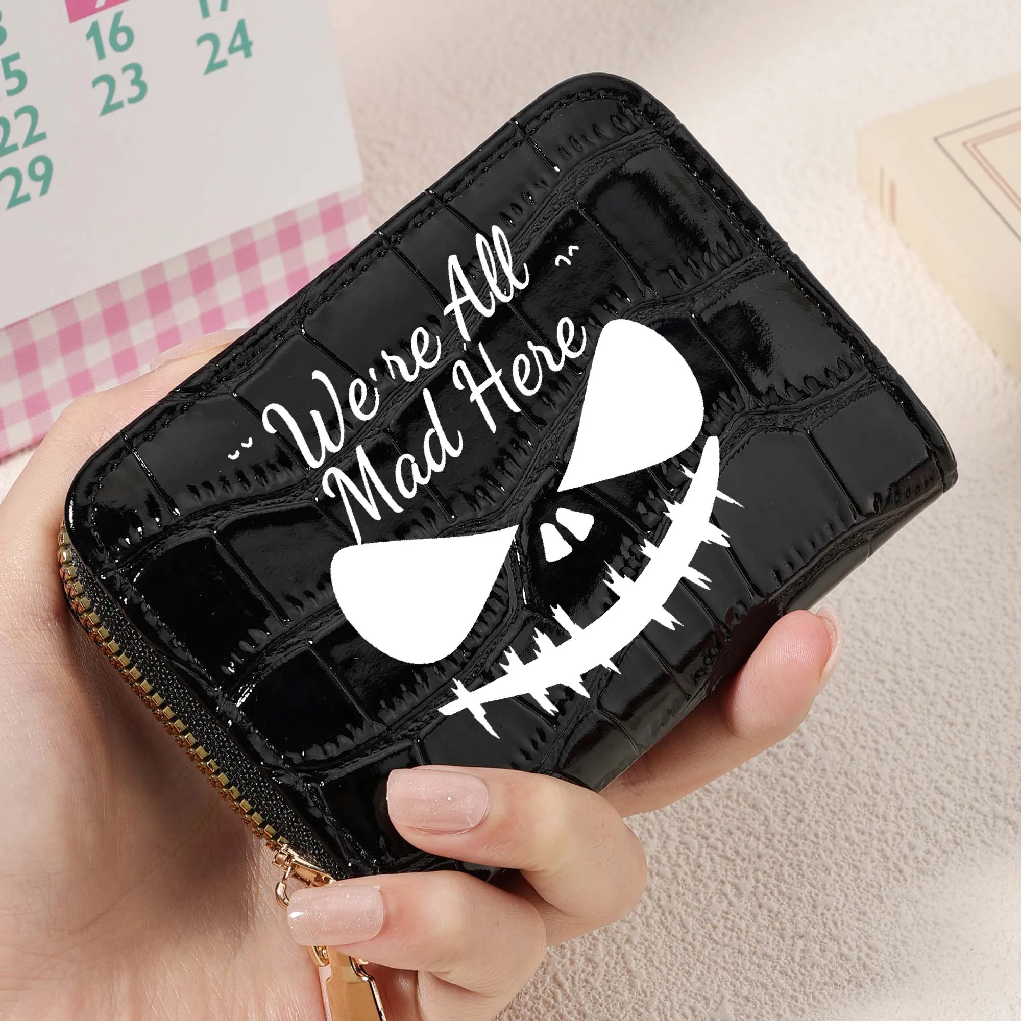 

New Women's Card Case, Short Zippered Wallet, Credit Card Holder Zippered Card Case, Women's Short Wallet