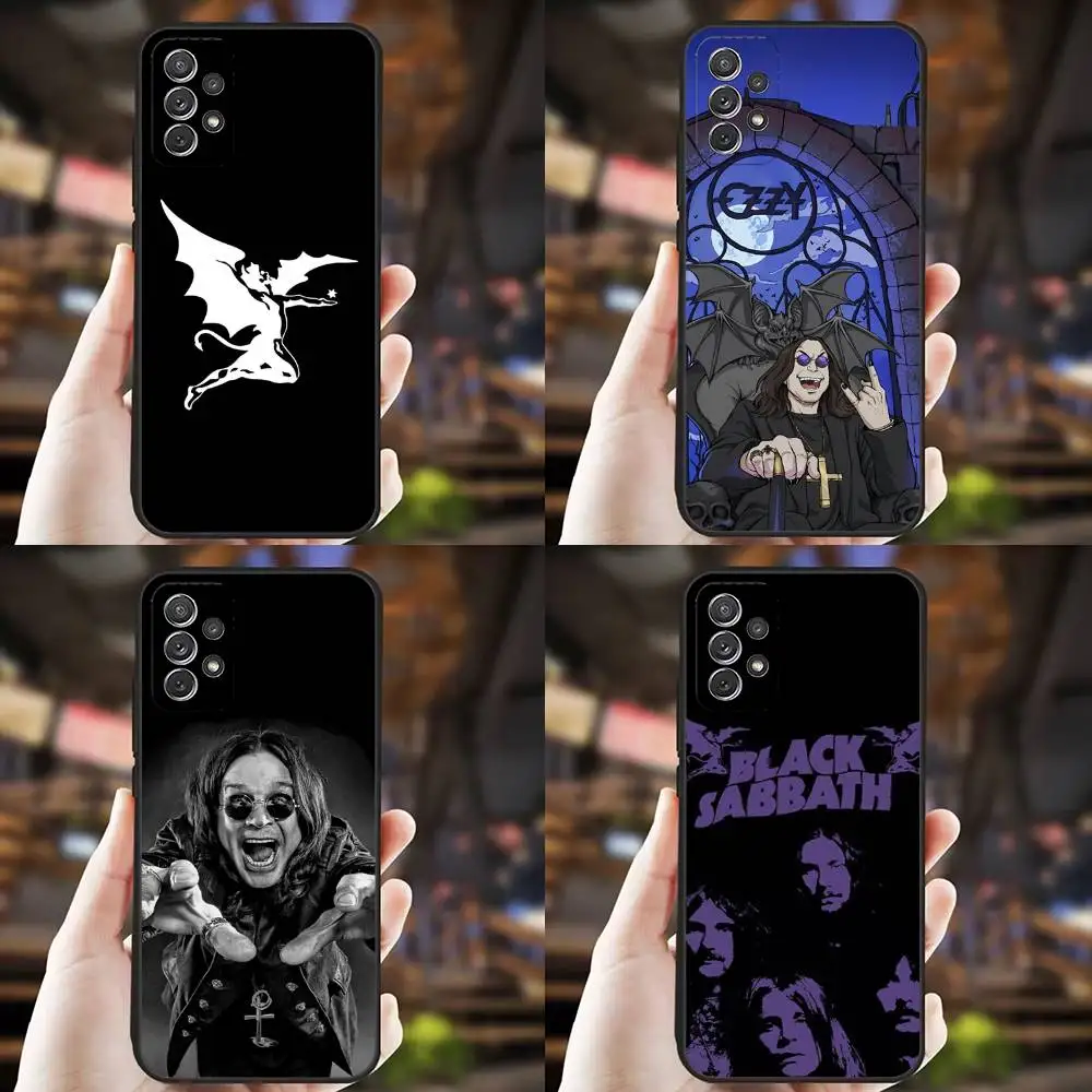 

Band B-Black S-Sabbath Phone Case For Samsung S25,S24,S21,S22,S23,S30,Ultra,S20,Plus,Fe,Lite,Note,10,9,5G Black Cover