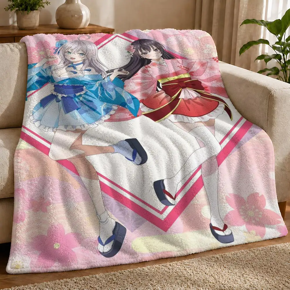 Alya Sometimes Hides Her Feelings Russian Throw 1pc Flannel Blanket Soft Lightweight Warm Cozy For Bedroom Sofa Bed