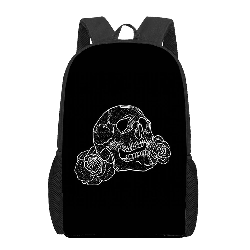 Mochila escolar con estampado de Arte Negro de astronauta para hombres y adolescentes, morral de 16 pulgadas con diseño de planeta espacial, para jardín de infantes y libros