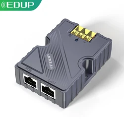 EDUP-inyector PoE de 150W, conectividad de alimentación para Internet por satélite, 8KV protección contra rayos, GigE, adaptador PoE pasivo a Starlink V2